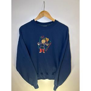 Vintage McSportswear embroidred scarecrow crewneck